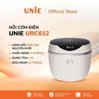  Nồi Cơm Điện Tử Unie URC612 Lòng Nồi Inox 304 Siêu Dầy 1.2Lit - 500w Bảo Hành Hàng Chính Hãng 