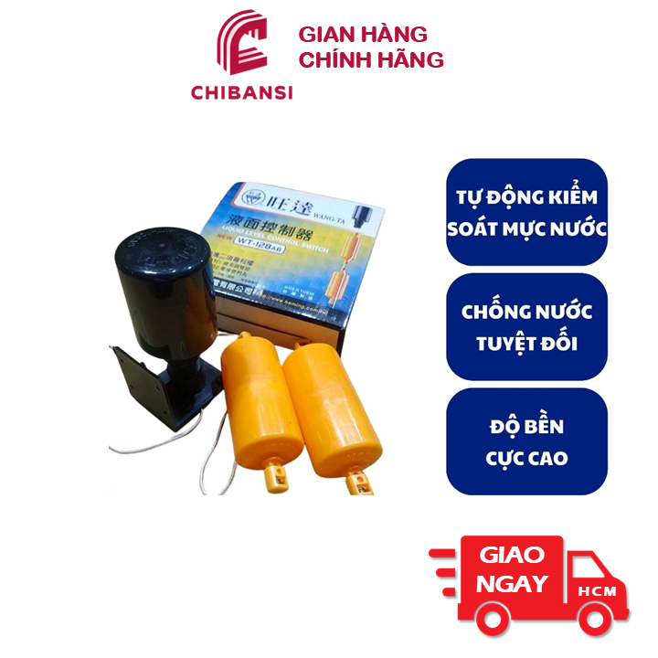 [Hỏa Tốc] Phao điện bồn nước WANG-TA WT-128AB Đài Loan chính hãng cao cấp -CHIBANSI-
