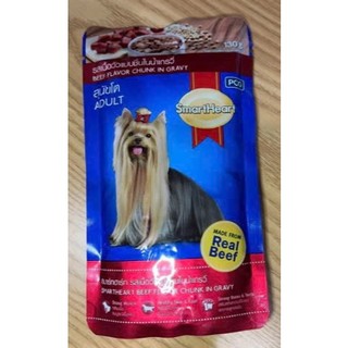 [24 gói] Pate gói SmartHeart dành cho Chó giúp bổ sung dinh dưỡng và nước - xuất xứ Thái Lan