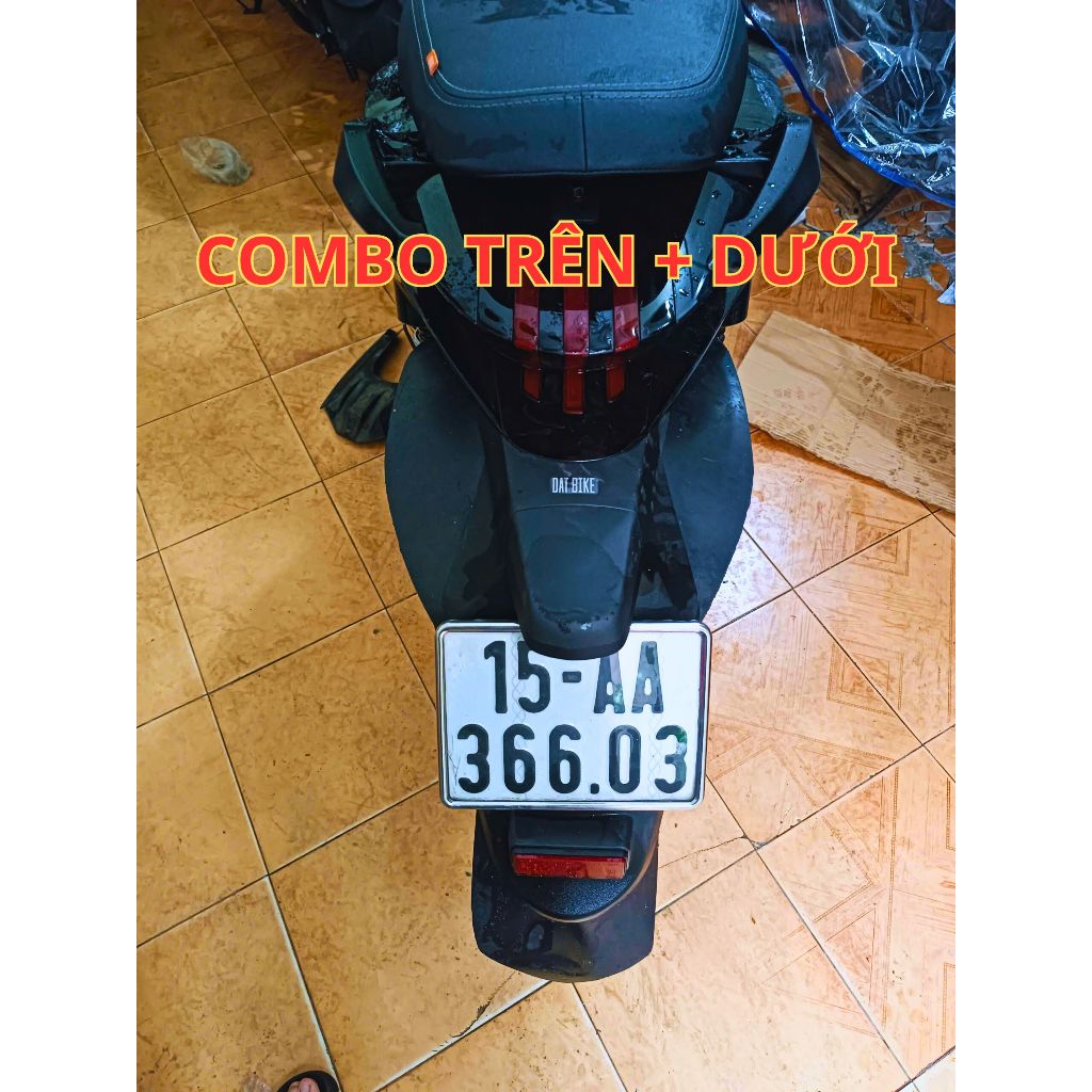 BỘ 2 TẤM Chắn Bùn Cao Su dè sau Datbike Quantum s1, 2, 3