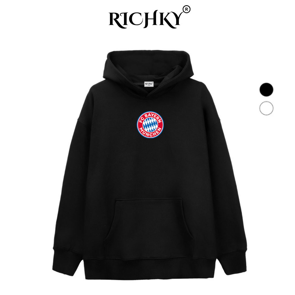 Áo Hoodie Richky Luxury Premium Nỉ Logo Mid Câu Lạc Bộ Bóng Đá Fc Bayern Munich Bundesliga