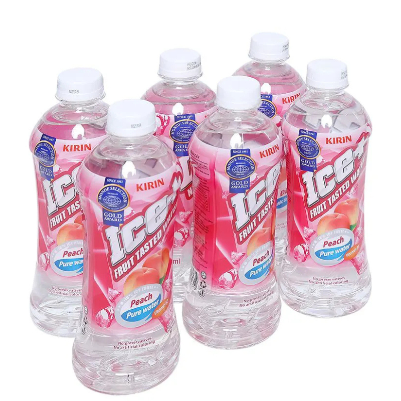 Nước Trái Cây ICE Đào T1 Lốc 6 Chai 490 Ml