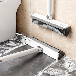  Chổi Cọ Sàn Nhà Tắm 2 Trong 1 Gạt Nước Thông Minh Duno Cây Chà Sàn Xoay 180 Độ Cán Dài Inox Đa Năng 