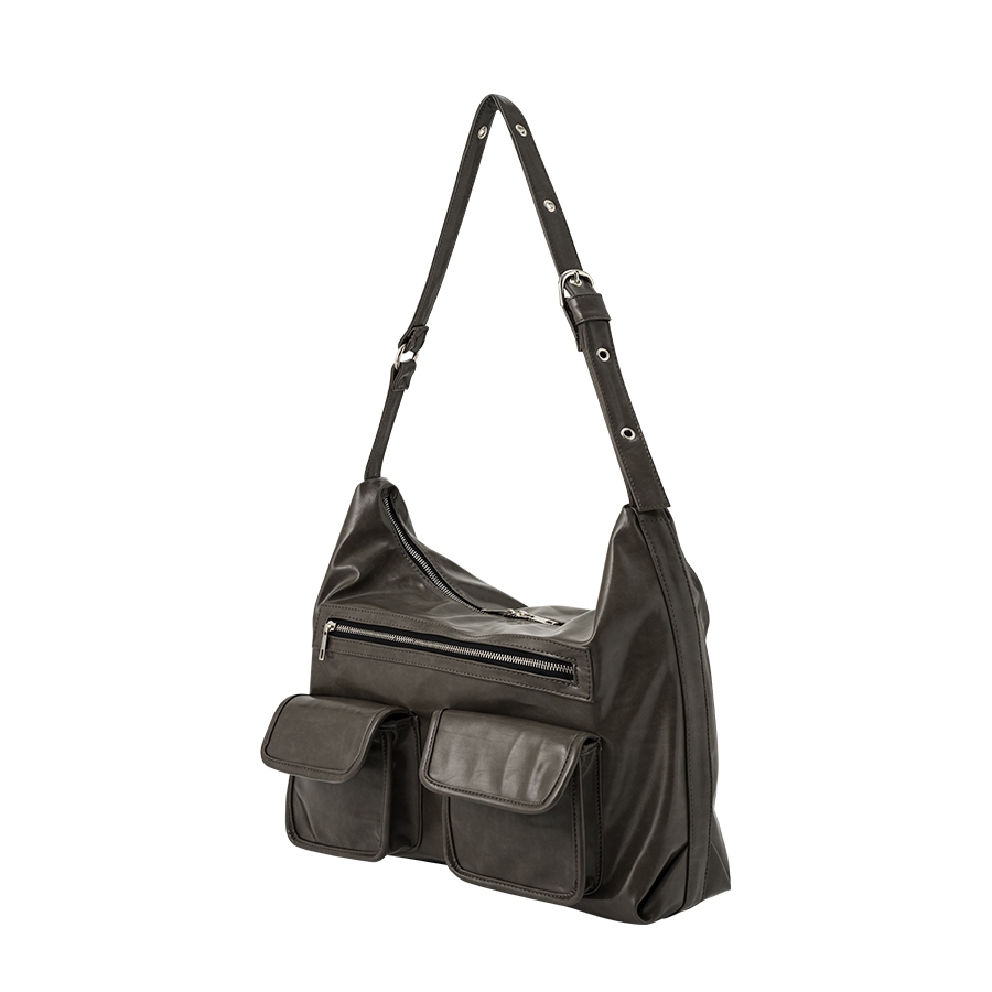 Túi Xách Sensse CITY POCKET BAG Màu Storm Gray Nhiều Ngăn Khoá Kéo Unisex Đeo Vai / Đeo Chéo | BigBuy360 - bigbuy360.vn