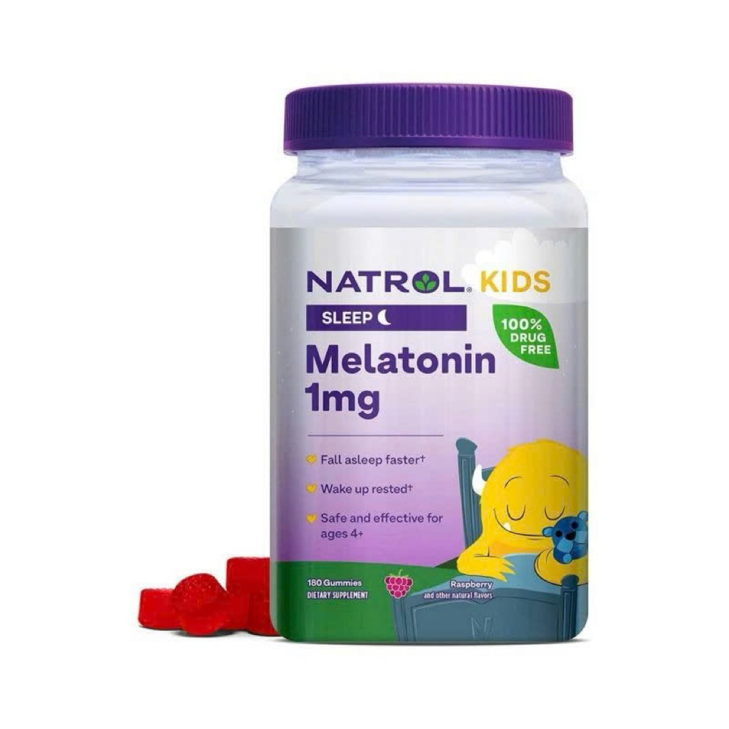 Kẹo bổ sung Melatonin 1mg – Hỗ trợ ngủ ngon, giảm khó ngủ cho bé từ 4 tuổi