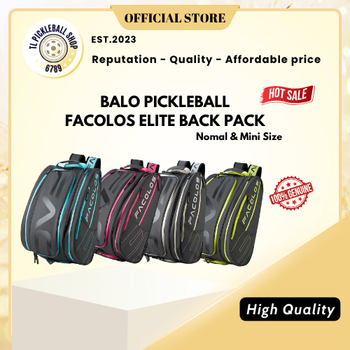 Balo Thể Thao Pickleball Chính Hãng Facolos Elite Backpack  - Thời Trang, Chuyên Nghiệp, Cao Cấp