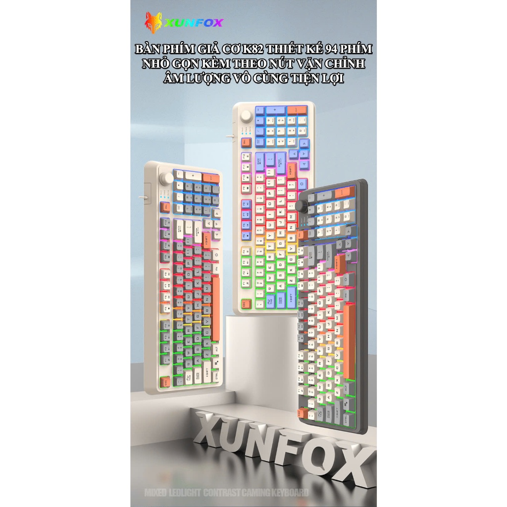 Bàn phím giả cơ XUNFOX K82