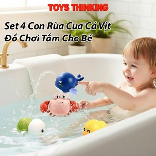  Set 5 Con Rùa Cua Cá Vịt ToysThinKing Đồ Chơi Tắm Cho Bé 