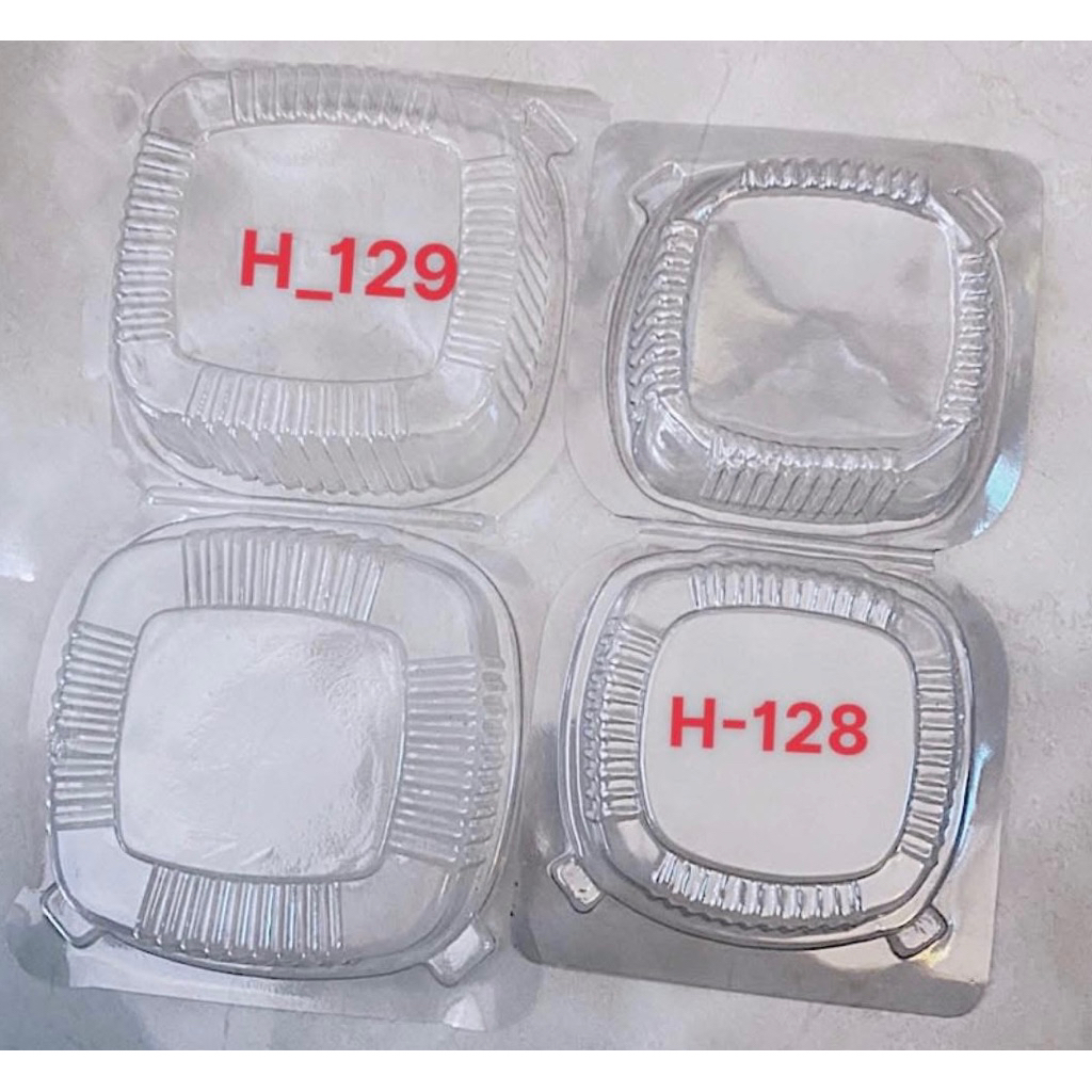 100 Hộp Nhựa Thực Phẩm Tai Gấu H128, H129