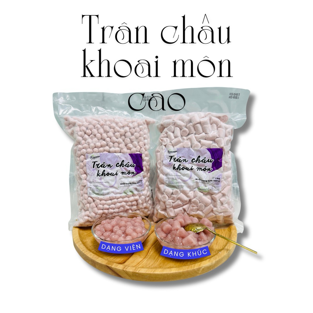 Trân châu khoai môn cao tươi(nấu nhanh 20phut)
