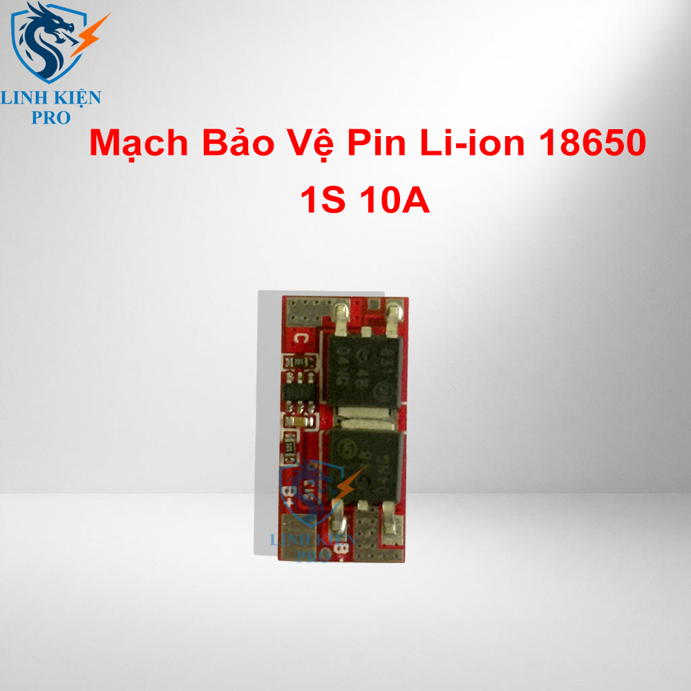 Mạch Bảo Vệ Pin Lithium 18650 1S 10A – BMS Li-ion 3.7V