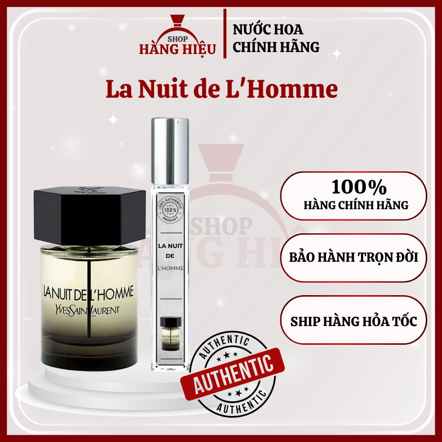 [Hàng chính hãng]Nước hoa Nam La N'uit de L'Homme_Shop Hàng Hiệu