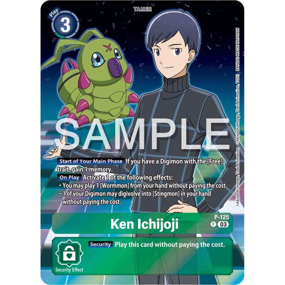 Thẻ Bài Digimon Mã P-125 - Ken Ichijoji (Digimon Adventure 02: The Beginning Set) - Tamer - Promo