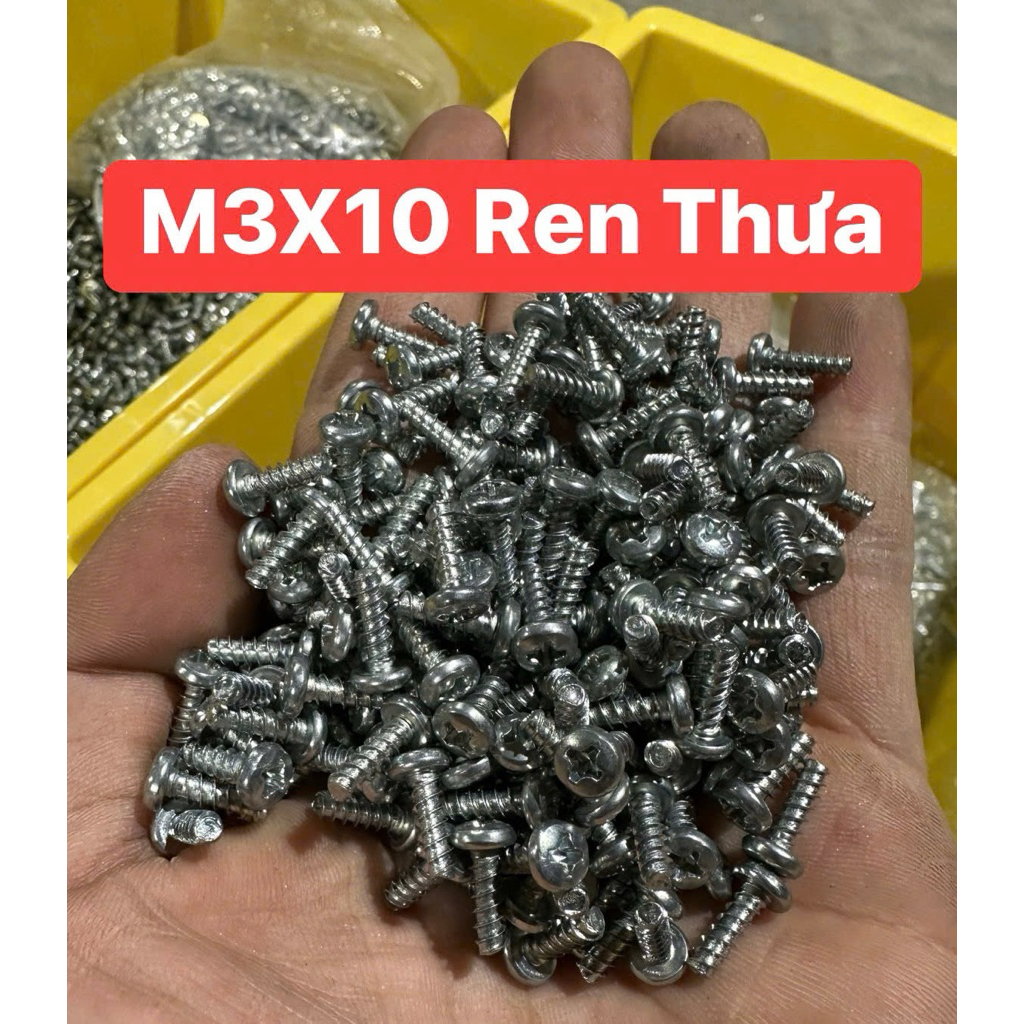 1kg ốc vít M3x10 ren thưa chính hãng xịn