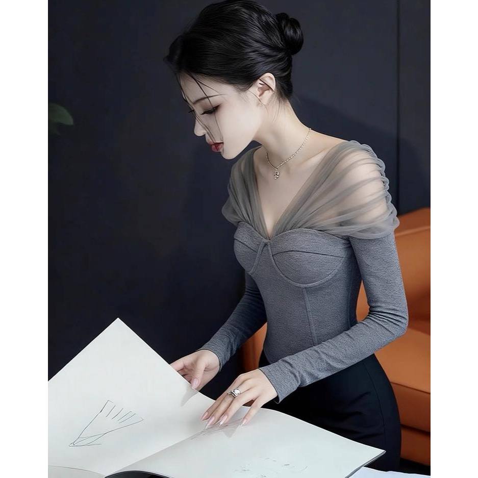 Áo cúp ngực ren Ruch Eclipse Clothing