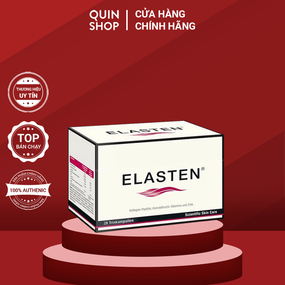 [HÀNG CÔNG TY] Nước Uống Collagen Hỗ Trợ Sáng Da, Ngừa Lão Hóa Elasten Collagen Trinkampullen (28 Ốn