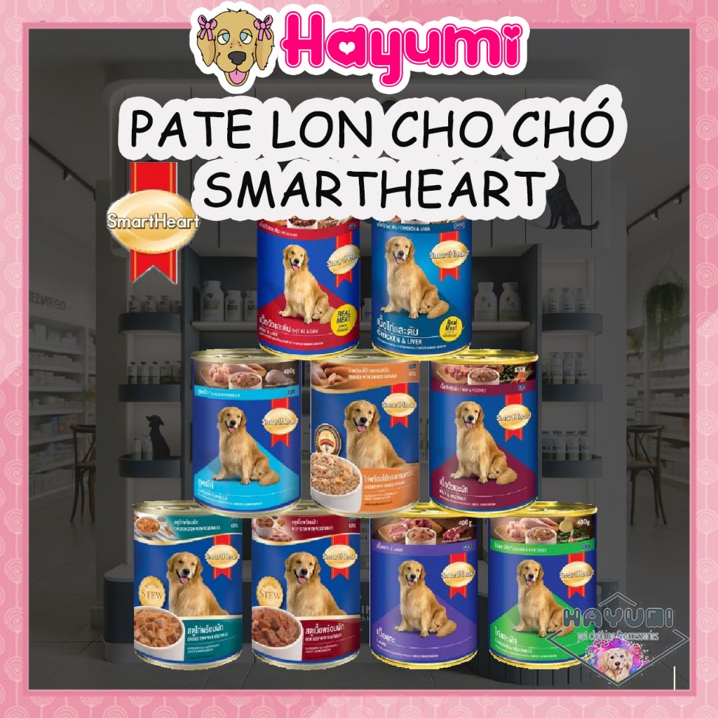 PATE LON SMARTHEART CHO CHÓ - 400G