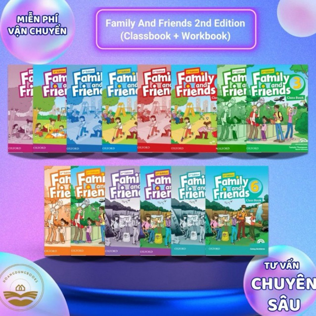 Sách - Combo 2 Sách: Family And Friends 2nd Edition (Classbook + Workbook)