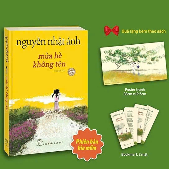 Sách Truyện Nguyễn Nhật Ánh - Mùa Hè Không Tên([Bản in đầu]  Tặng Kèm Bookmark 2 Mặt + Poster Tranh 