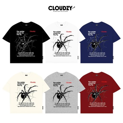 Áo thun boxy nam unisex basic phông tay lỡ nữ form boxy local brand oversize cotton CLOUDZY SPIDER