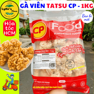  1kg Gà viên tẩm bột chiên giòn karaage popcorn tatsutaage nugget gà rán CP gói 1kg sỉ gà rán CP giá tốt An Phát Phát 
