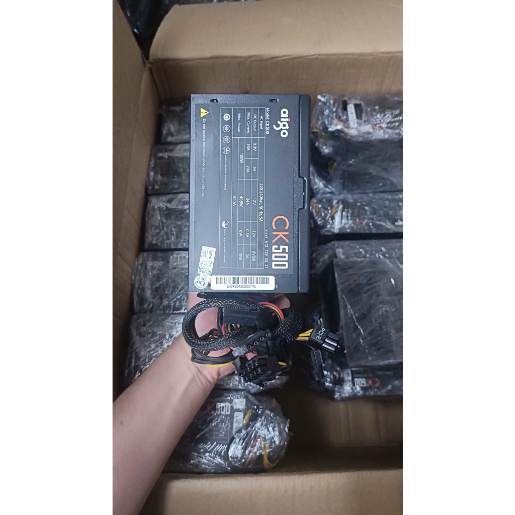 Nguồn máy tính Aigo CK550 550W - Màu Đen