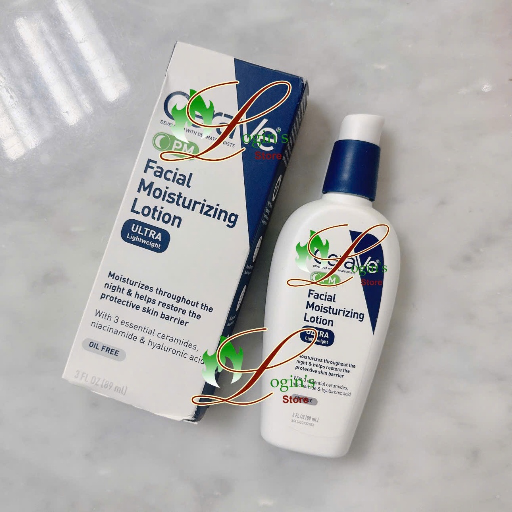 Kem dưỡng da ban đêm Cerave PM Facial Moisturizing Lotion 89ml