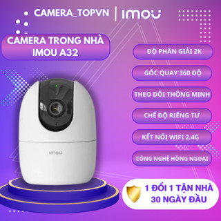 Camera imou A32EP A52P K2MP C22EP báo động về điện thoại đàm thoại 2 chiều,xoay 360 độ