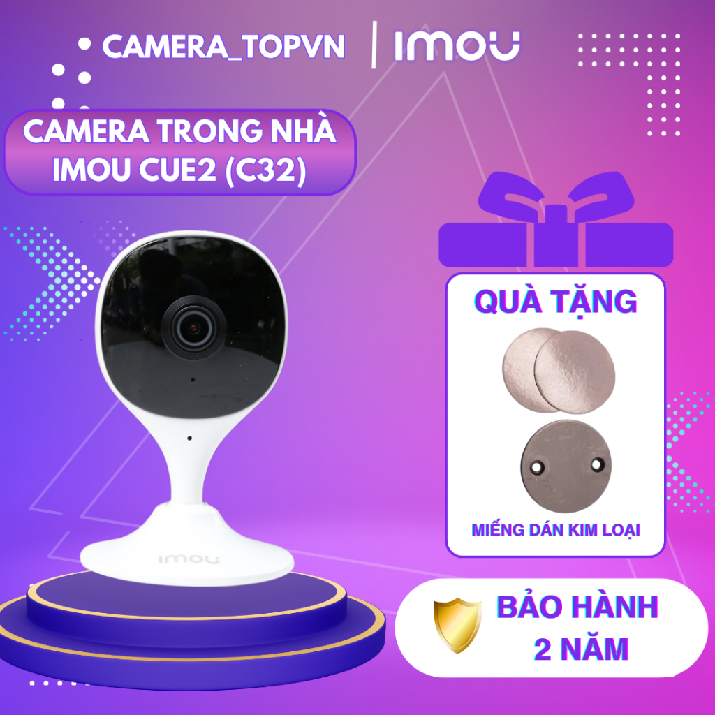 Camera  imou C32,độ phân giải 2K-3MP, báo động về điện thoại, tích hợp AI nhận diện người