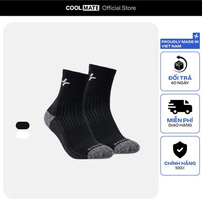 [MUA 2 GIẢM 5%]Tất Thể Thao Seamless Cổ Dài êm ái siêu bền giữ ấm tốt Coolmate
