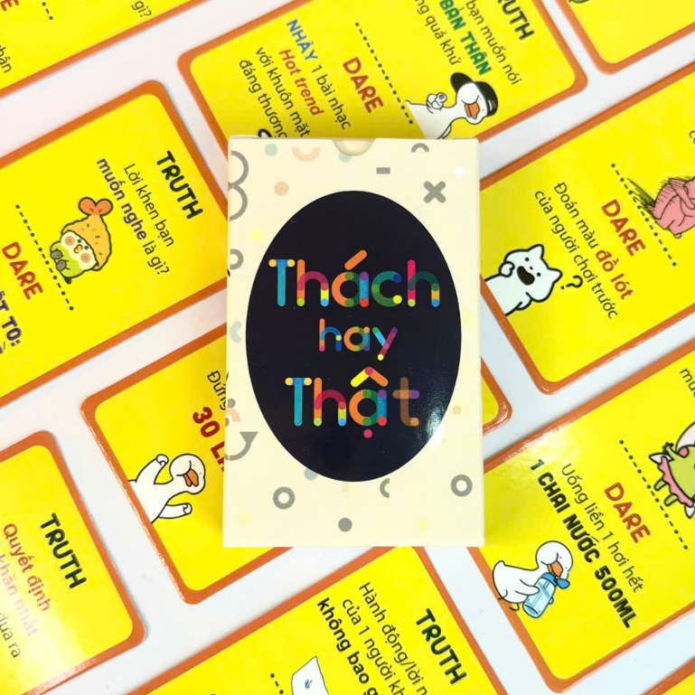 bộ bài thách hay thật drinking game truth or dare cho nhóm bạn vui nhộn