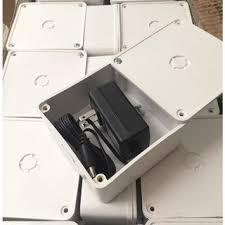 Hộp kỹ thuật Ren Đồng 11*11*5 KÈM VÍT bảo vệ Adapter camera chống nước dùng cho eviz, dahua, yoosee,