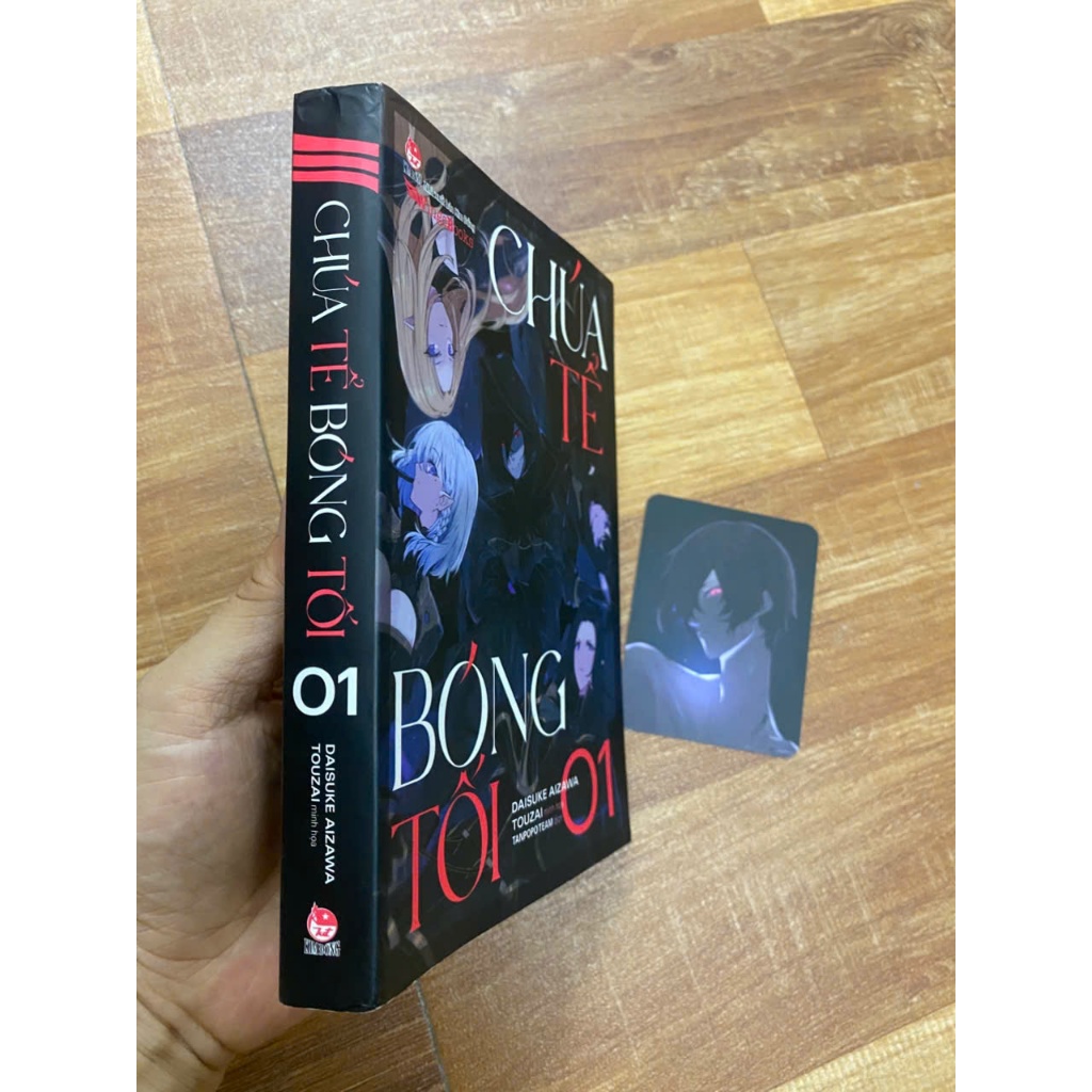 (+post) Vở novel Chúa tể bóng tối Tập 1 kèm phụ kiện + poster