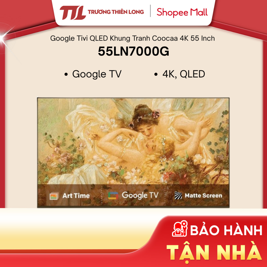[VC 10%] 55LN7000G / 65LN7000G - Google Tivi Khung Tranh Qled Coocaa LN7000G - [TOÀN QUỐC]