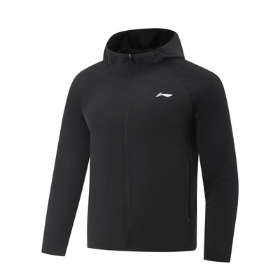 Áo Khoác Gió Có Mũ Thể Thao Nam Li-Ning Tập luyện/Training AFDVA81-1V (Ghép bộ Quần AYKV549-1V)