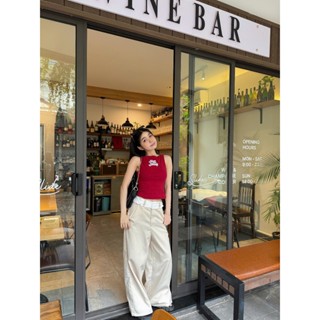  Quần Nữ WILLA Dáng Đứng Dài Phối Bèo SECODEE 