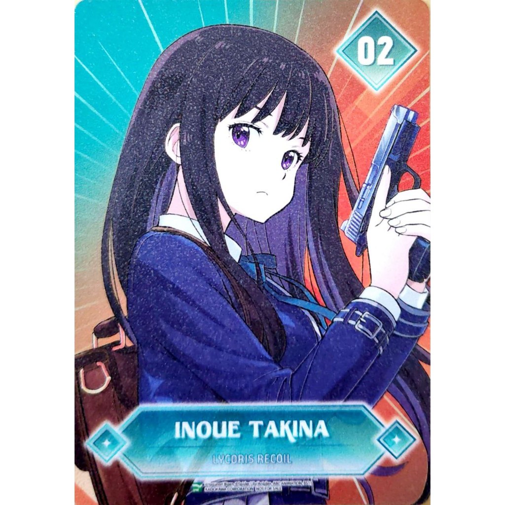 Character Card #02 Inoue Takina - Lycoris Recoil - Trạm sách IPM 2025