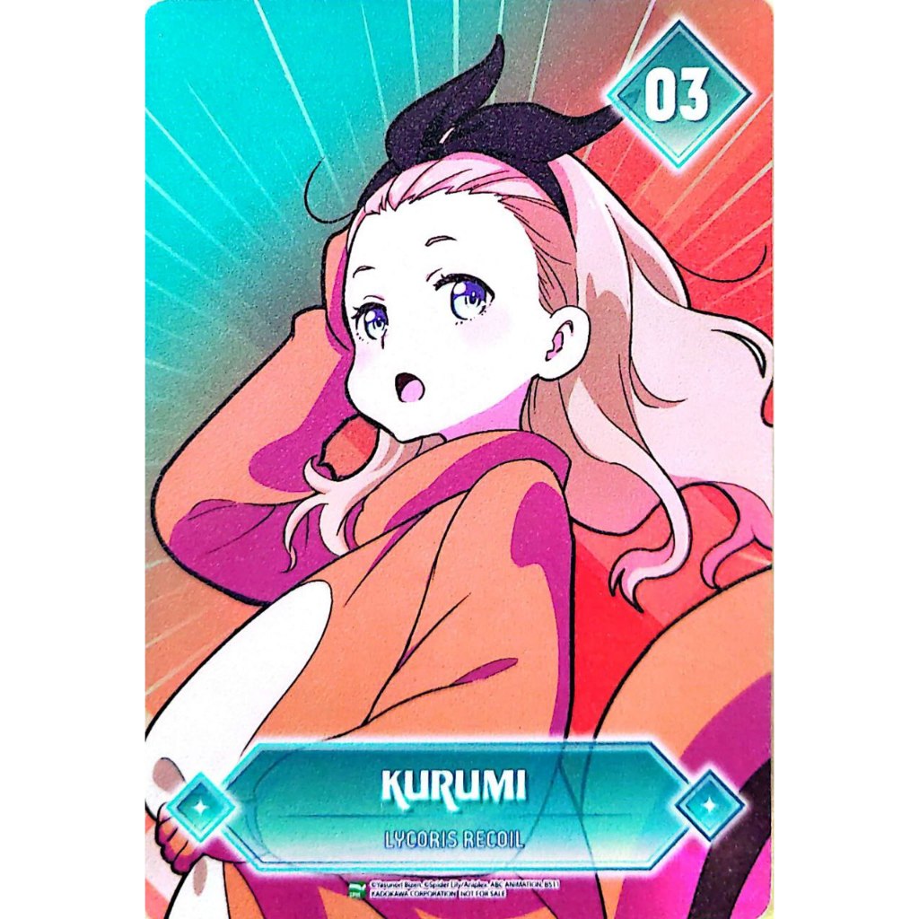Character Card #03 Kurumi - Lycoris Recoil - Trạm sách IPM 2025