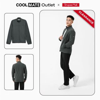   Outlet-không đổi trả  Áo Khoác Nỉ Coolmate Giả Lông Fullzip Fleece giữ nhiệt tốt đứng form 