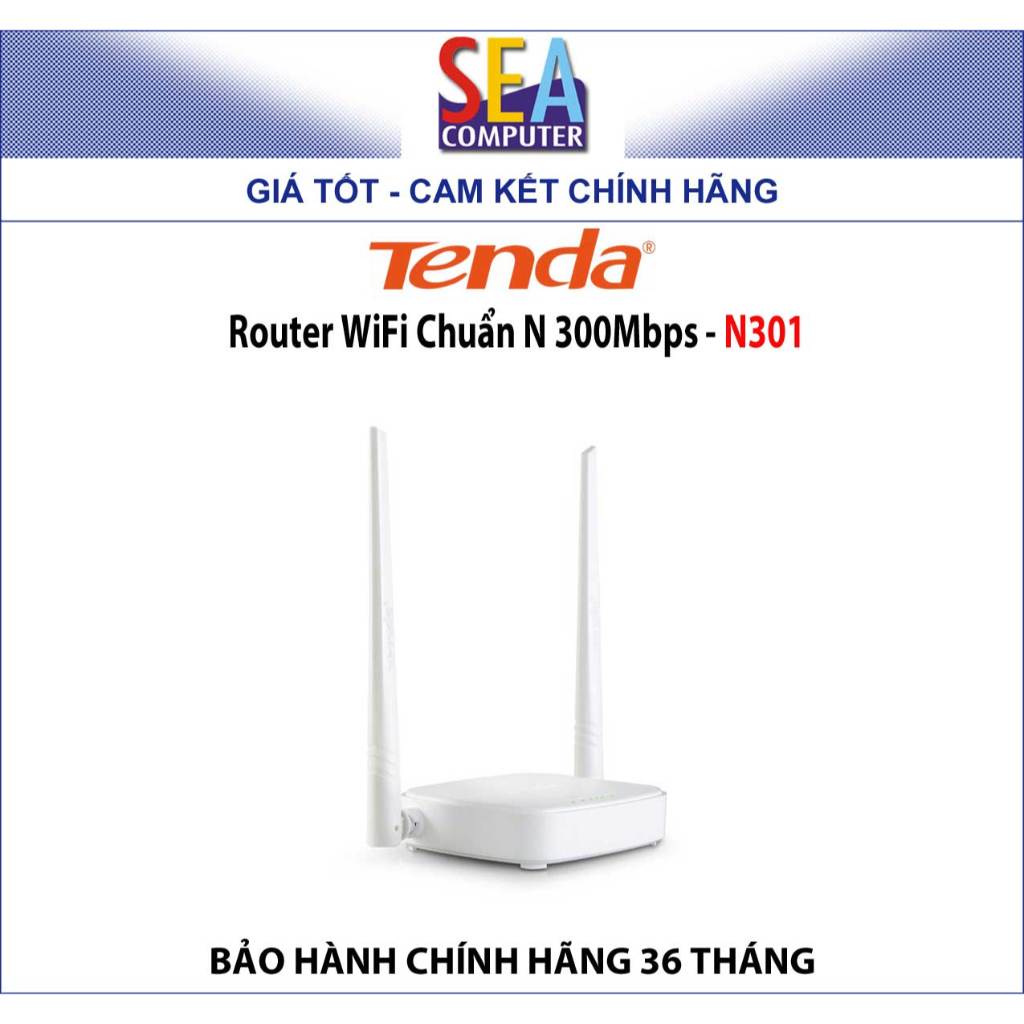 Tenda Router Wifi Chuẩn N 300Mbps - N301