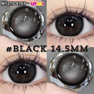  【0-6độ lens cận lens xám tây lens đen kính áp tròng MCK1 cận lens nâu lens xanh dương lá lens giãn tròng to14.5tím 