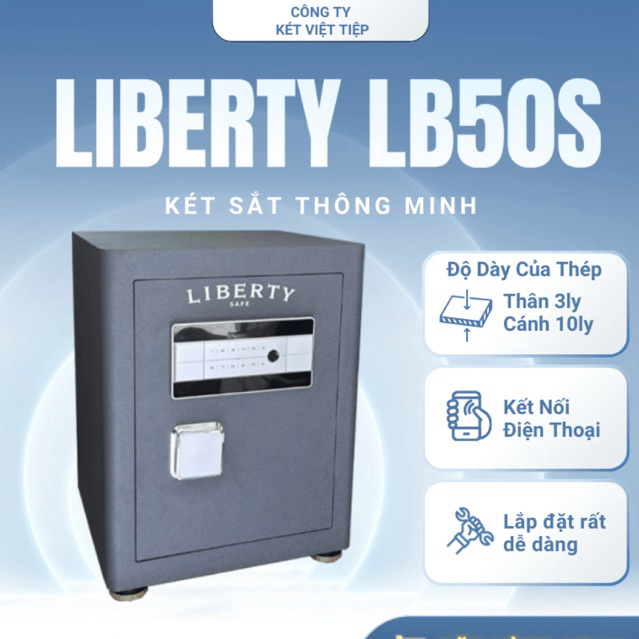 Két sắt thông minh Liberty LB50S kết nối điện thoại
