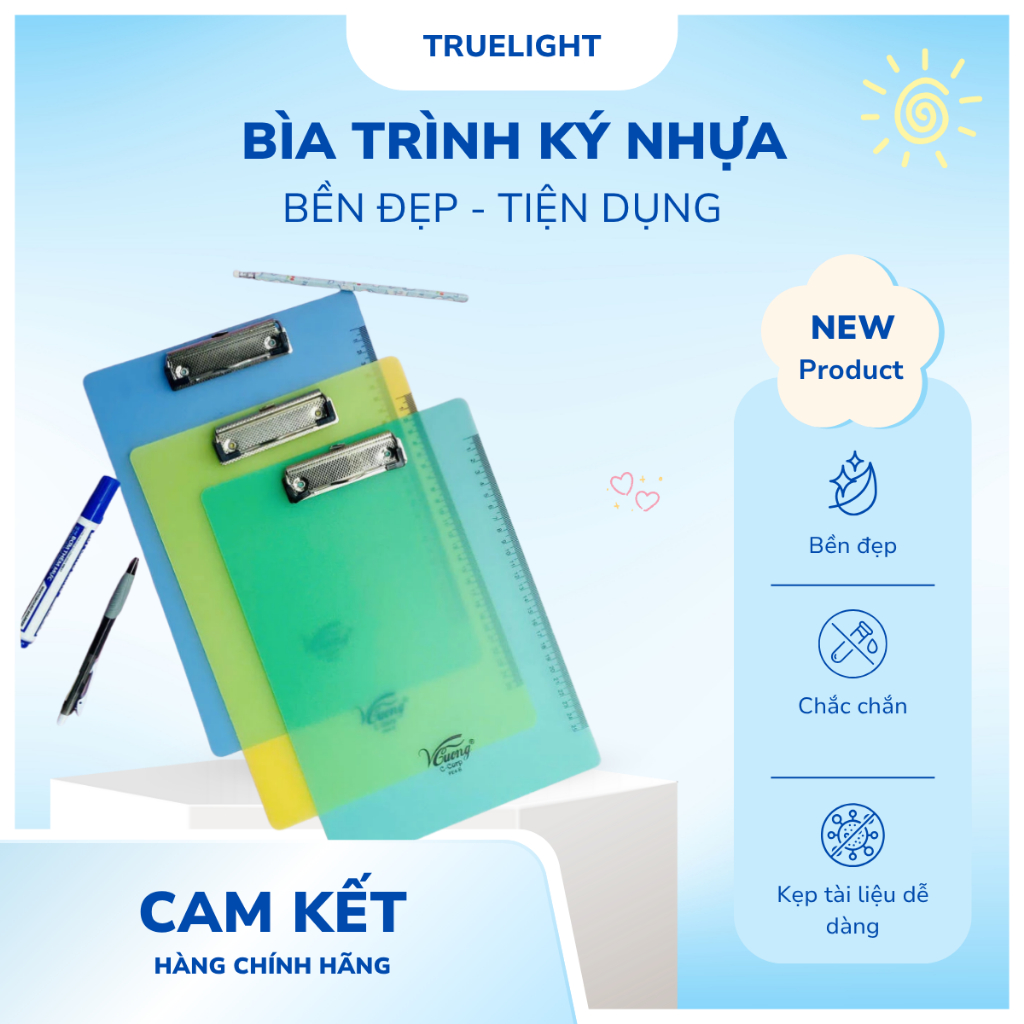 Bìa Trình Ký Nhựa A4/A5 - Bền Đẹp