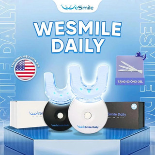  Kit trắng răng WESMILE SMILEKIT máy tẩy trắng răng tại nhà an toàn hiệu quả không bào mòn ê buốt kèm bút gel 