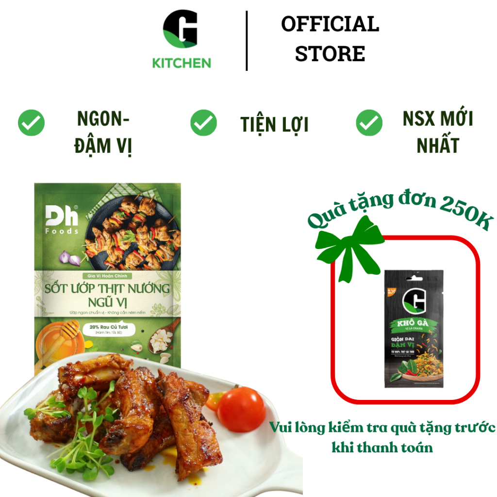 Sốt Thịt Nướng Ngũ Vị 65g Dhfood