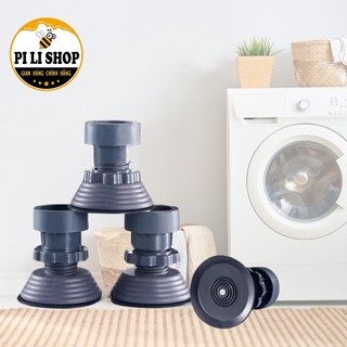Bộ 4 Đế Kê Chân Máy Giặt Chống Rung Đa Năng, Chân Đế Tủ Lạnh Máy Giặt Giúp Dễ Dàng Vệ Sinh Sàn Nhà