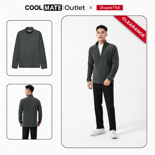   Outlet-không đổi trả  Áo Khoác Nỉ Coolmate Giả Lông Half Fleece thoáng khí giữ ấm tốt 