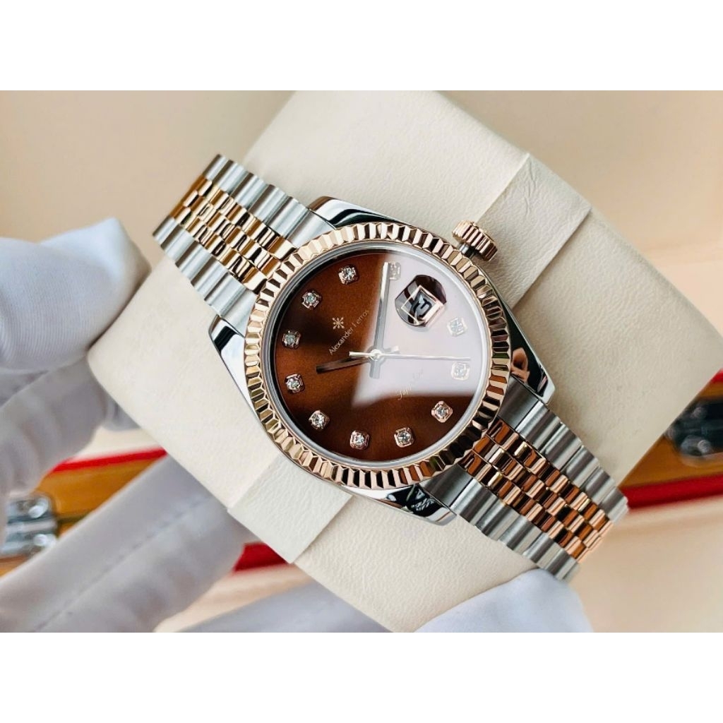 [Chính Hãng 100%] Đồng Hồ Nữ Alexander Ferros 8222D/16, 8222R/08, 8222D/08 (8222) Máy Quartz (Pin) K