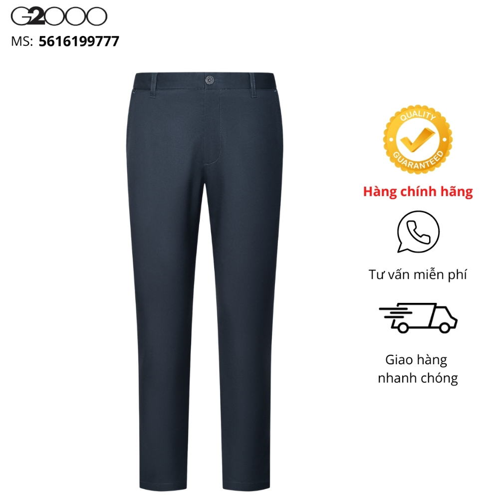 Quần Kaki Nam G2000 (5616199777) Màu Xanh Đậm