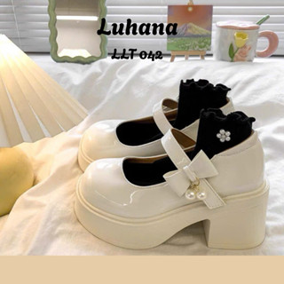  giày cao gót nữ lolita phong cách ulzzang mary jane hiện đại đi học đi chơi nhẹ êm 